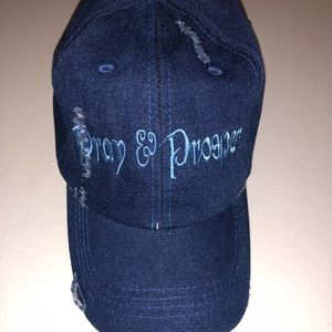 CUSTOM PRAY & PROSPER DAD HAT